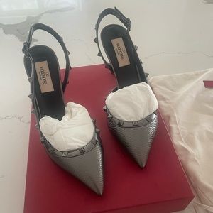 Valentino sling back heels
